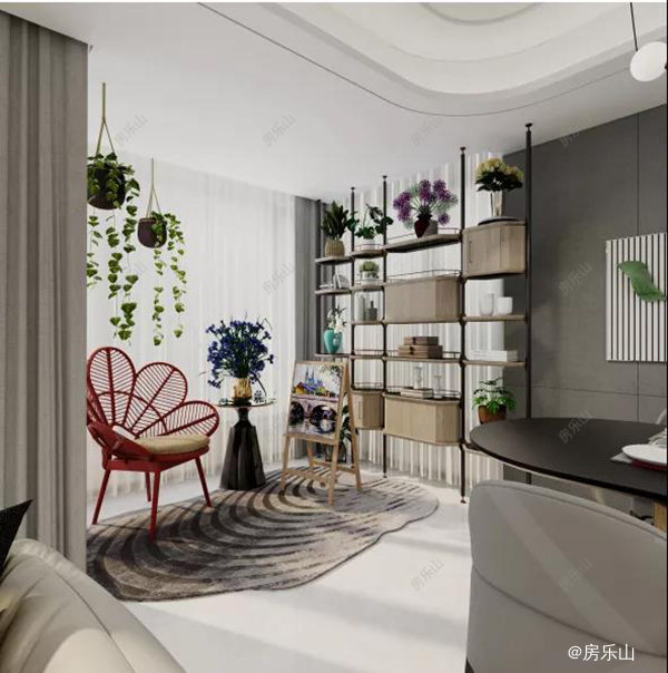 滨江花园城C1样板间效果图