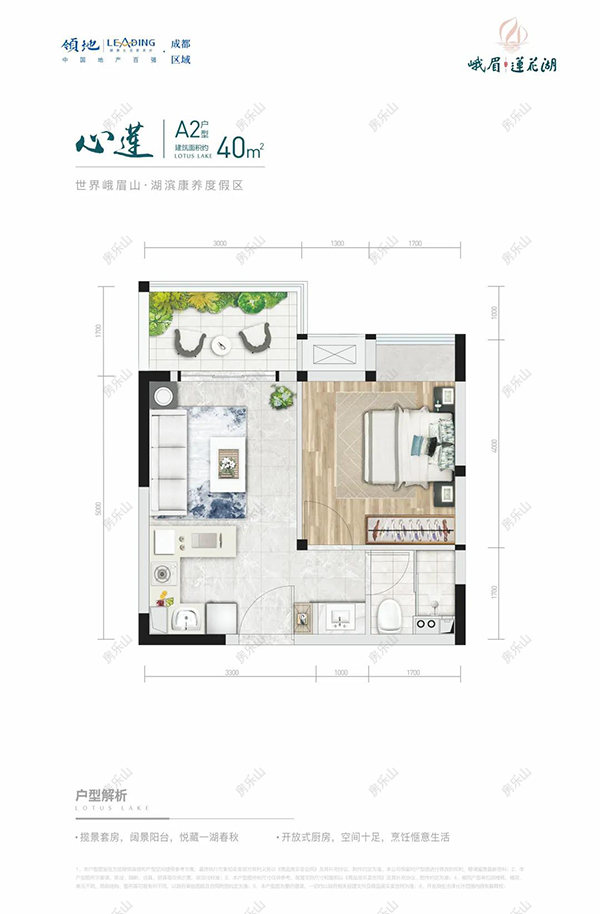 峨眉莲花湖A2户型