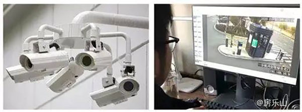 鹰眼监控安保系统示意图