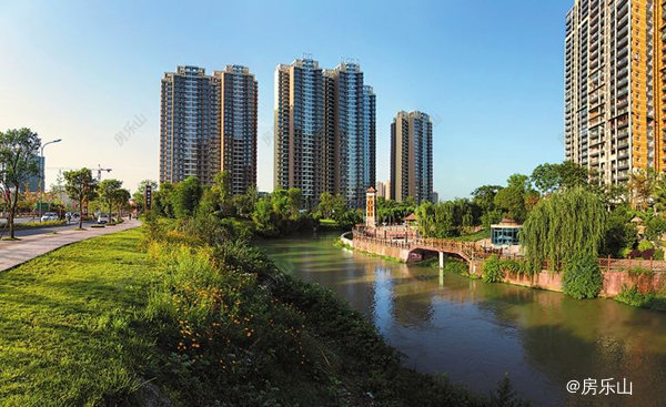 竹公溪生态长廊实景图