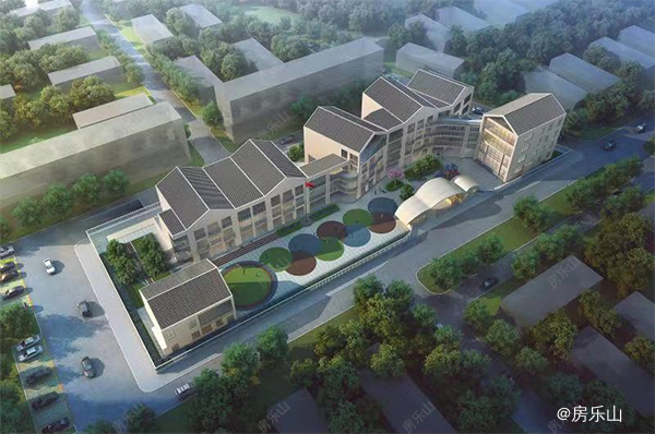 乐山市中心城区王河三号还房居住小区幼儿园效果图