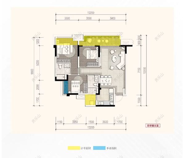 美的珺御府澜棠户型