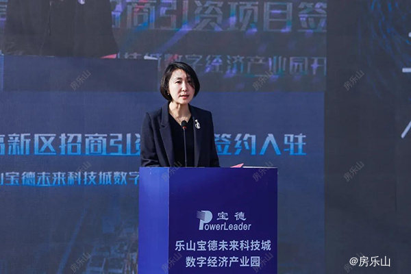 副市长毛宁女士致辞