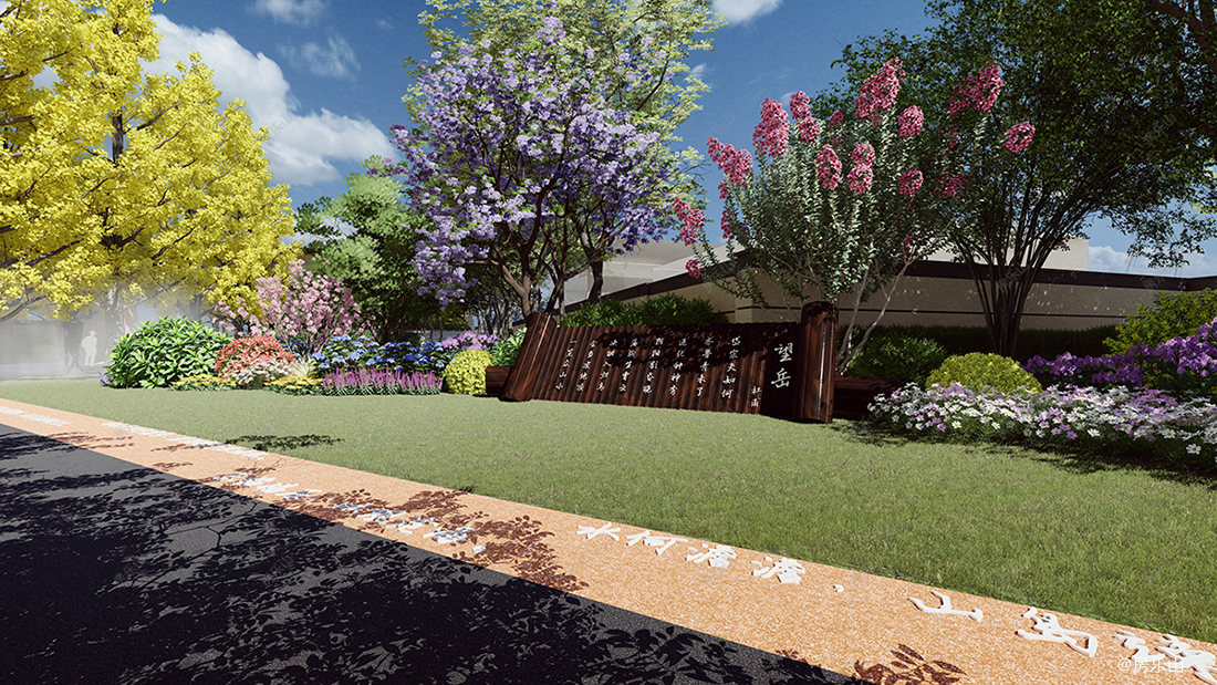 一品学府景观效果图