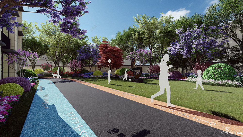 一品学府景观效果图