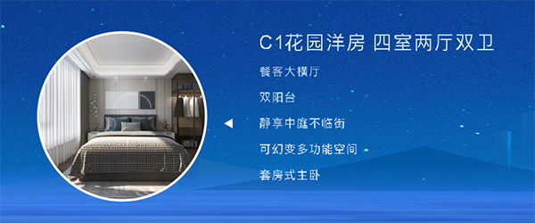 滨江花园城C1户型 滨江花园城C1户型