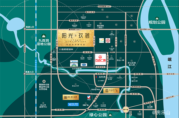 阳光玖著区位图
