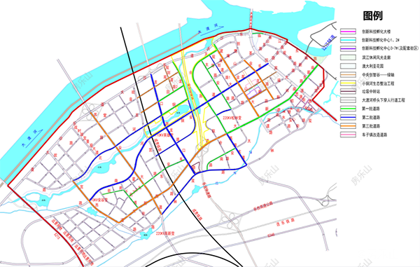 高新区道路布局