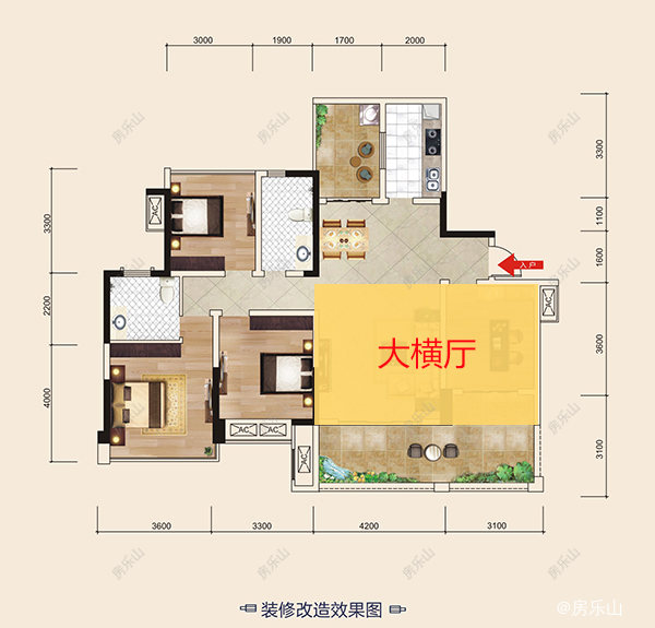 麓城C1户型图