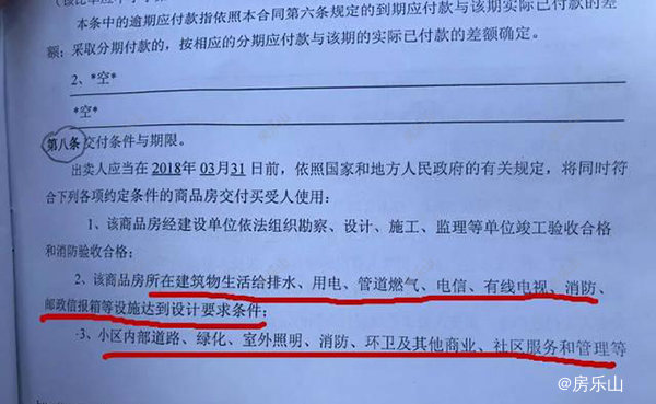 商品房买卖合同示意图