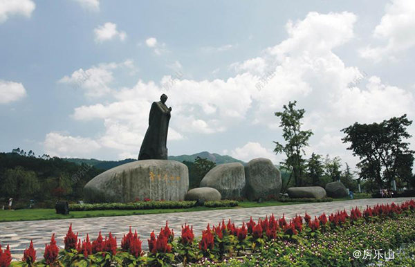 沫若广场实景图