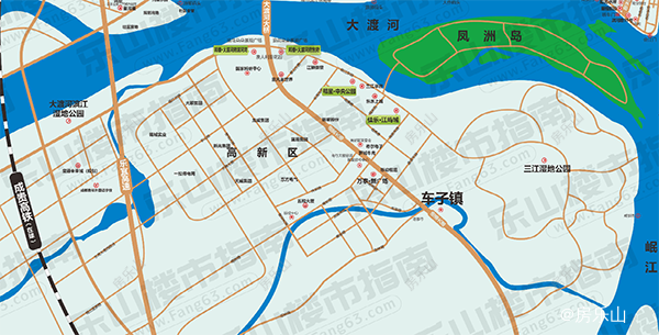 乐山高新区范围