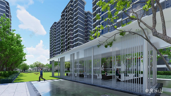 滨江花园城效果图