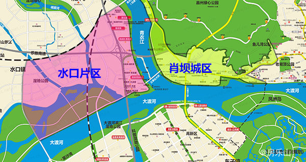 乐山城南片区范围图