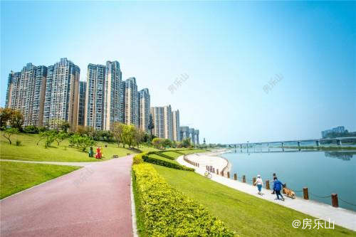 滟澜洲板块实景图