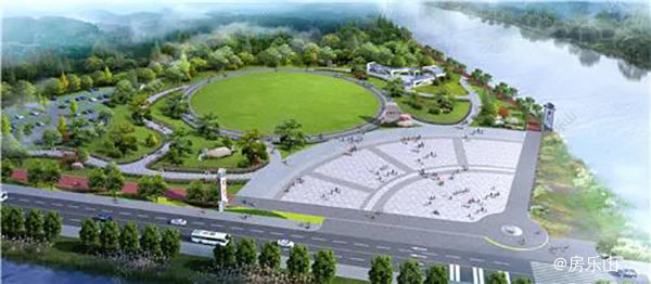 大渡河广场效果图