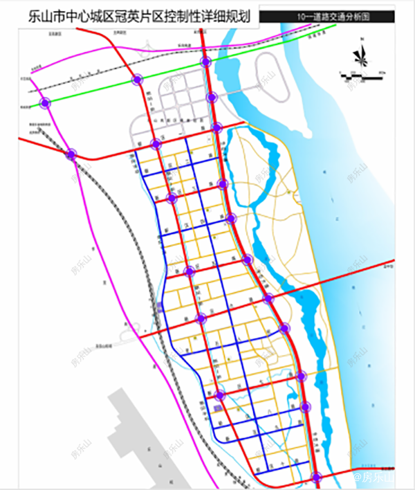 冠英新区交通规划图