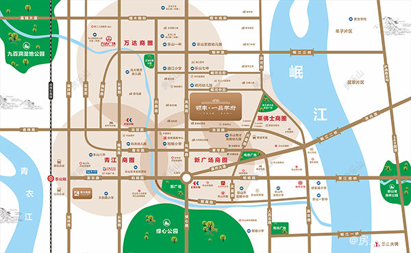 领丰一品学府区位图