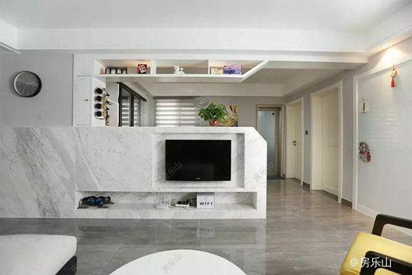 大理石电视柜示意图