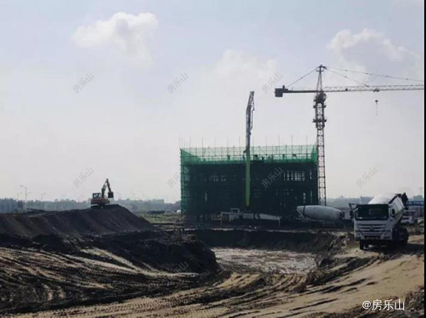 乐山仁心医院建设进度图