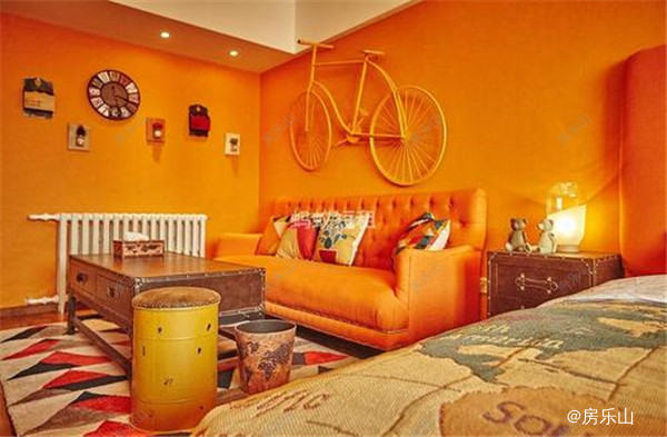 橙色主题房间