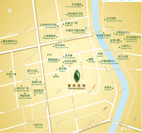 复兴珑御区位图