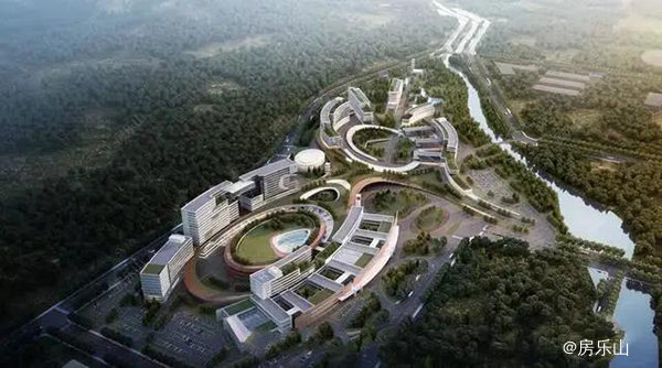 乐山新区医院效果图