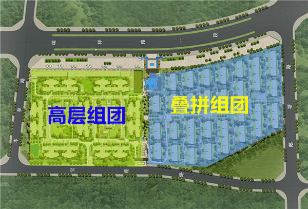 领地澜山总平图 领地澜山总平图