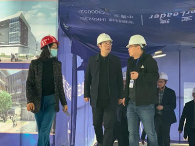 蒋敏调研乐山宝德未来科技城云计算中心一期建设情况