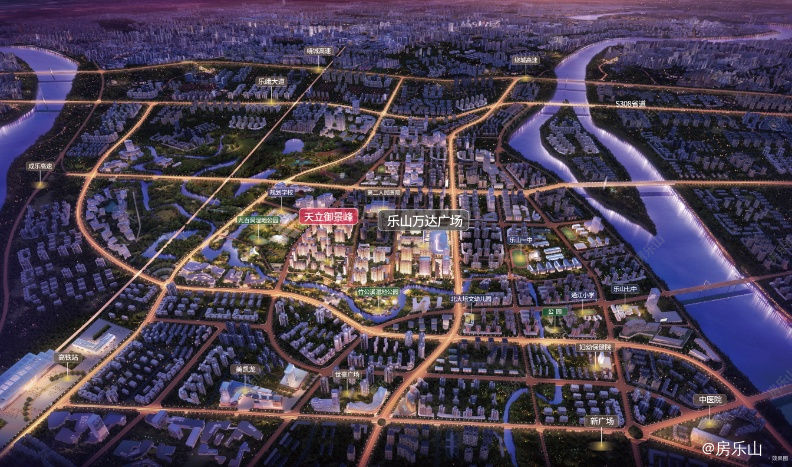 天立御景峰区位图
