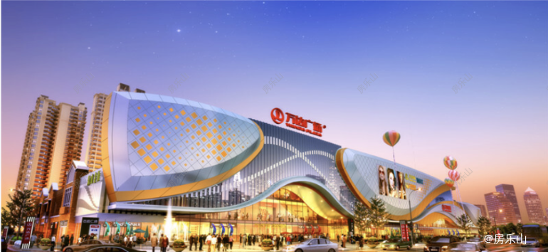 乐山万达广场效果图