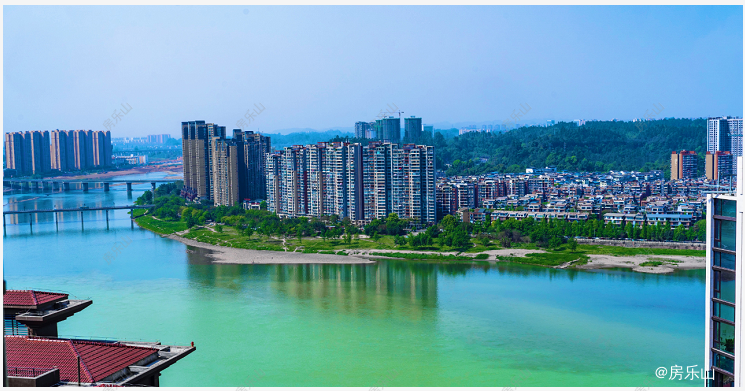 邦泰滨河湾观江实景图
