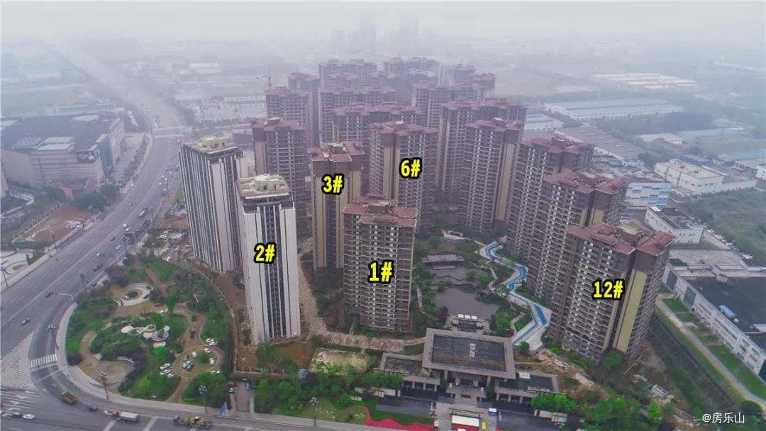 大渡河府滨河湾工程进度实景