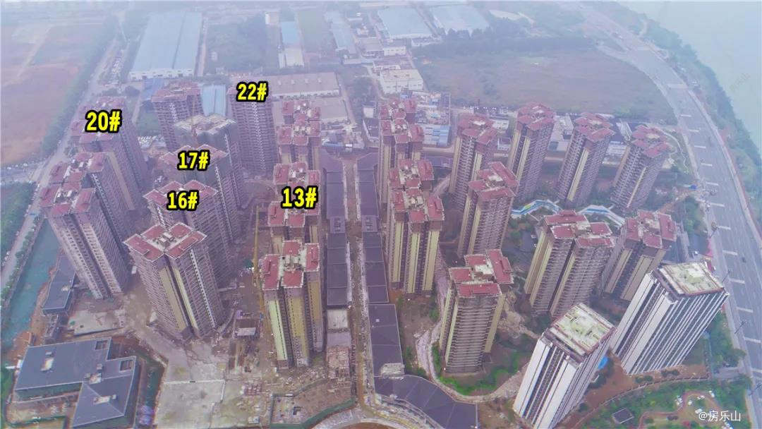 邦泰滨河湾实景航拍