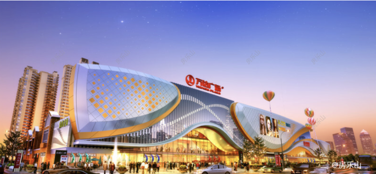 乐山万达广场效果图