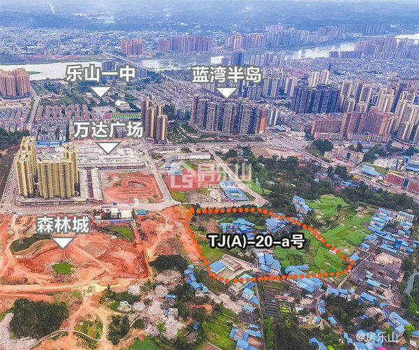 2017年富力首进乐山竞得地块