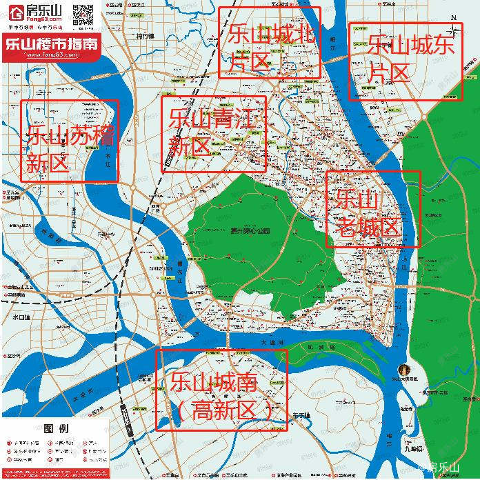 乐山楼市地图