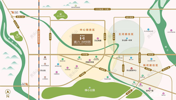 富力尚悦居区位图