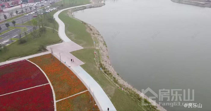 小铜河滨水公园实景图