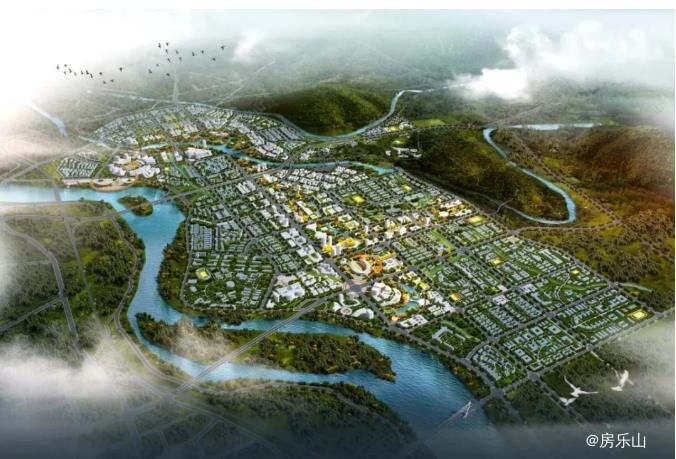 苏稽新区鸟瞰效果图