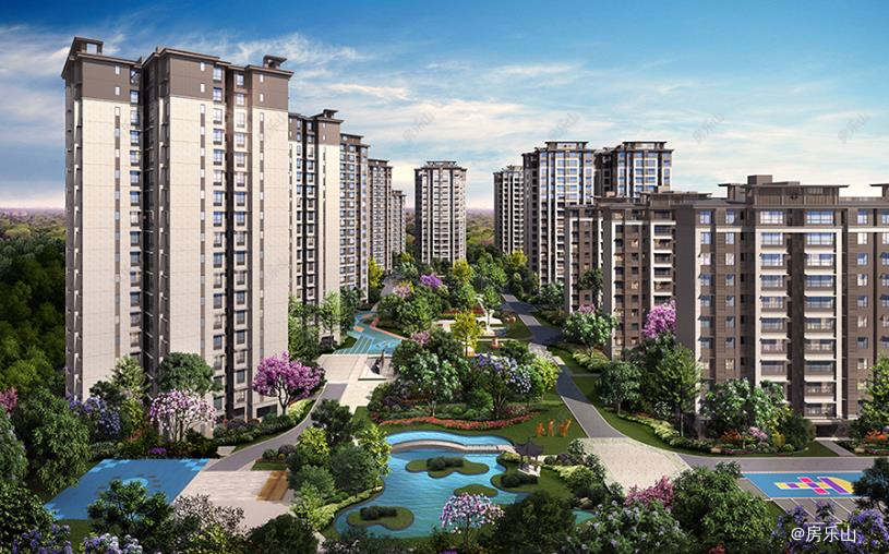 和喜玖熙府中庭景观效果图