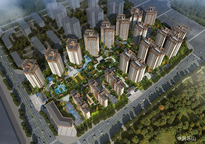 和喜玖熙府楼盘布局效果图