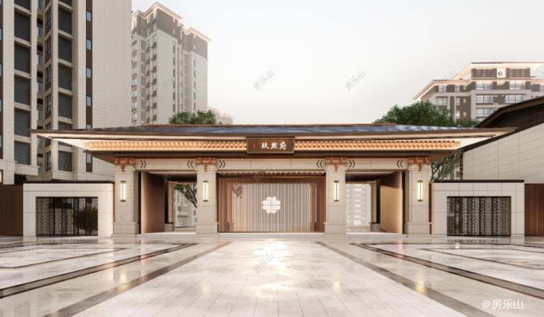 和喜玖熙府大门效果图