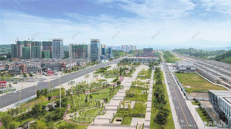 乐山青江新区实景图