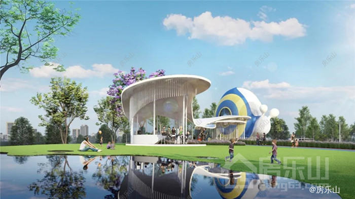 繁花里滨江公园效果图