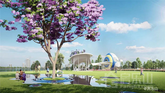 繁花里滨江公园效果图