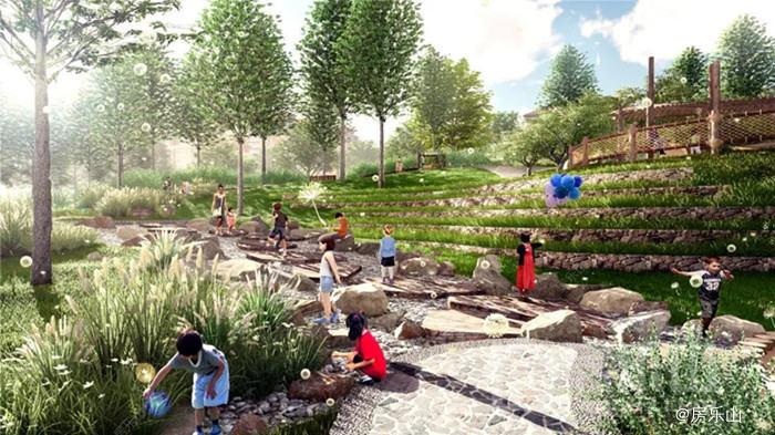 繁花里滨江公园效果图