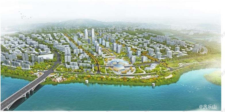 乐山高新区现代新城组团效果图