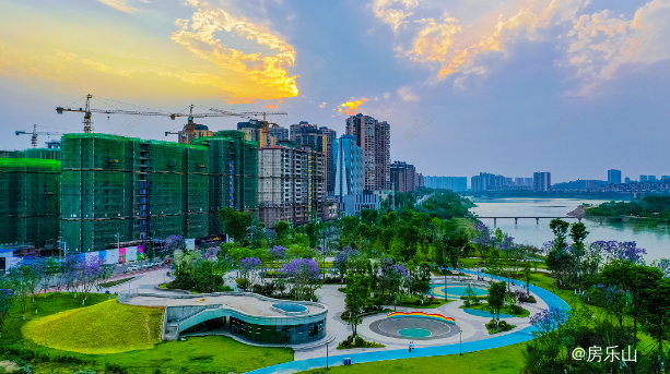 乐山城南滨江休闲风光走廊