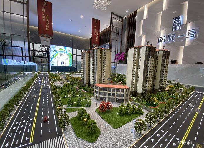 南城一号售楼部沙盘实景图